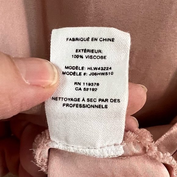 Helmut Lang Satin Back Twist Too in Sorbet - Picture 16 of 16